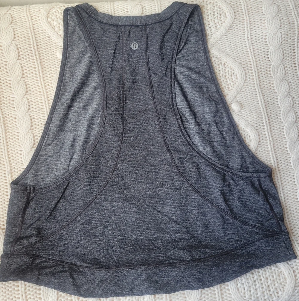 lululemon athletica Charcoal Muscle Tee